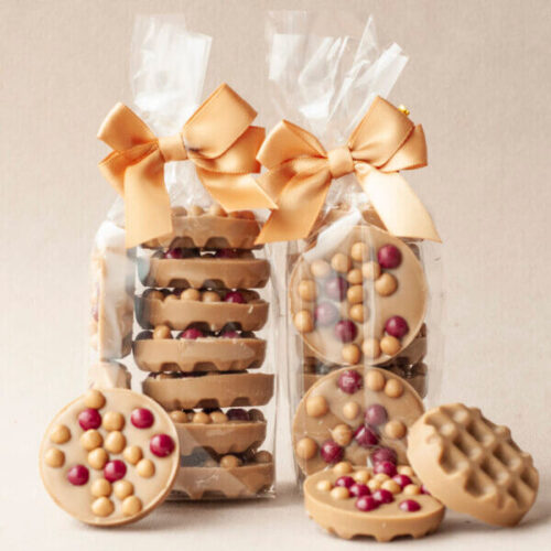 Mini chocolate shakes with caramel Chocelite caramel chocolate mini chocolates