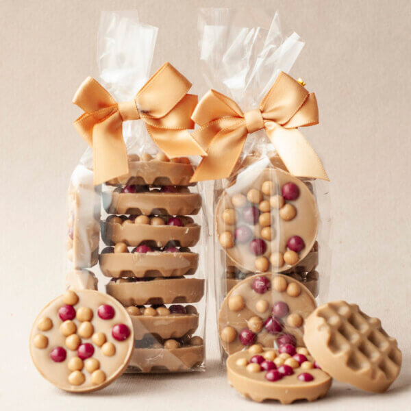 Mini chocolate shakes with caramel Chocelite caramel chocolate mini chocolates