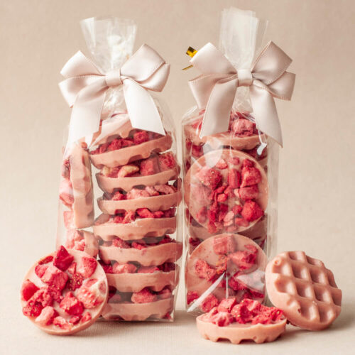 Chocelite strawberry-white chocolate mini chocolates Chocelite strawberry-white chocolate mini chocolates